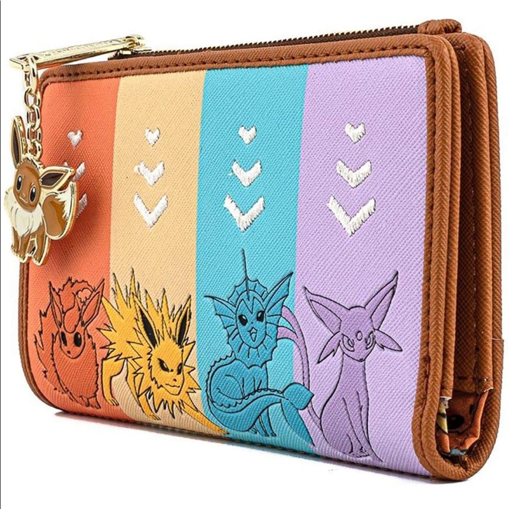 Loungefly Pokémon Eevee Evolutions Wallet Rainbow